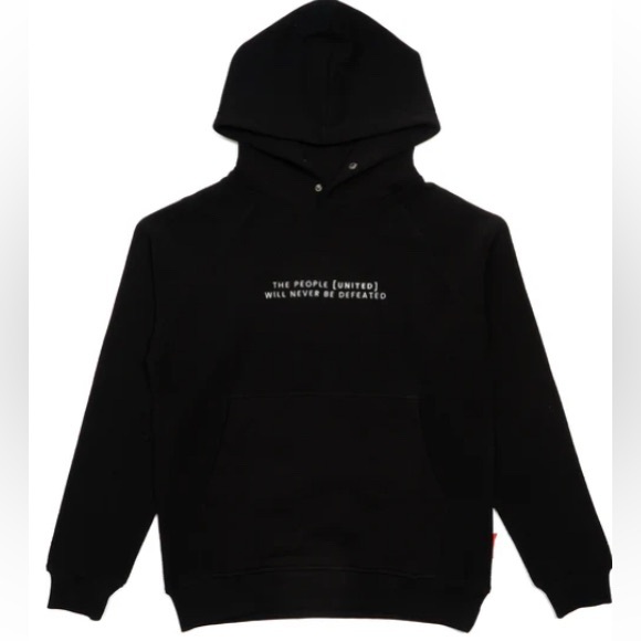 PaliRoots Black Never Defeated Women👩🏻Hoodie Sz M - Picture 1 of 6